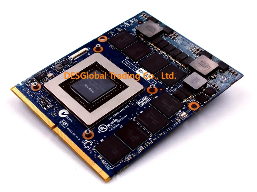 Оригинальная GTX880M GTX 880M N15E GX A2 8G видеокарта VGA для ноутбука DELL M17X R4 R5 M18X R2