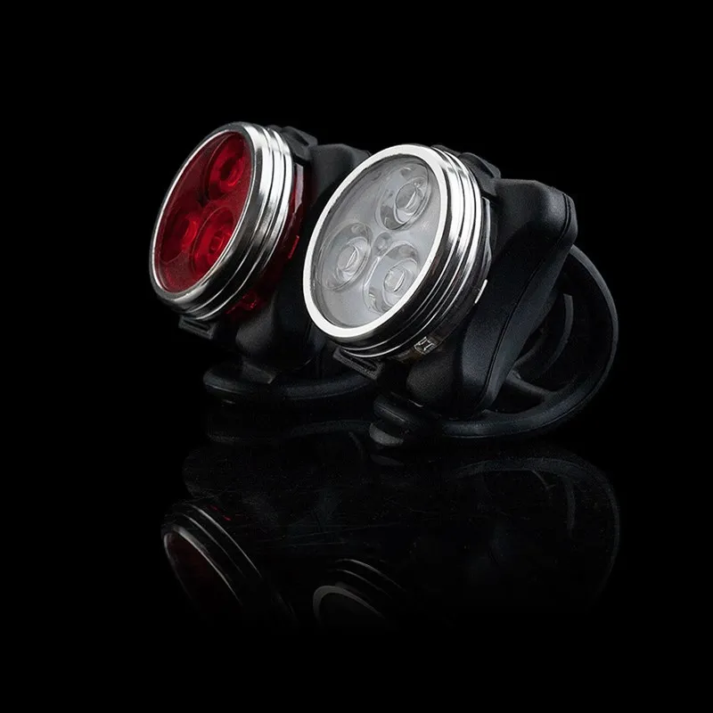 Велосипедная головка на 3 светодиода с зарядкой от USB 4 режима|Велосипедная фара| |