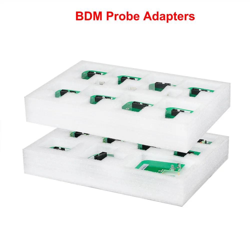 BDM Probe Adapters Онлайн ЕС красный Kess V5.017 V2.47 OBD2 менеджер Тюнинг Комплект KTAG V2.25 V7.020 4 светодиодный Kess V2 5,017 BDM Рамка ECU программист - Цвет: BDM Probe Adapters