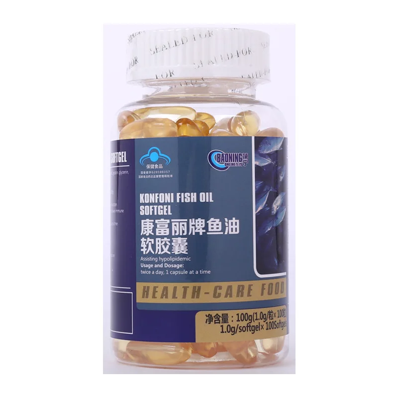 

Kangfuli Brand Fish Oil Soft Capsule 100 Tablets Health Food Original Genuine Fish Oil Health Product One Product Dropshipping .