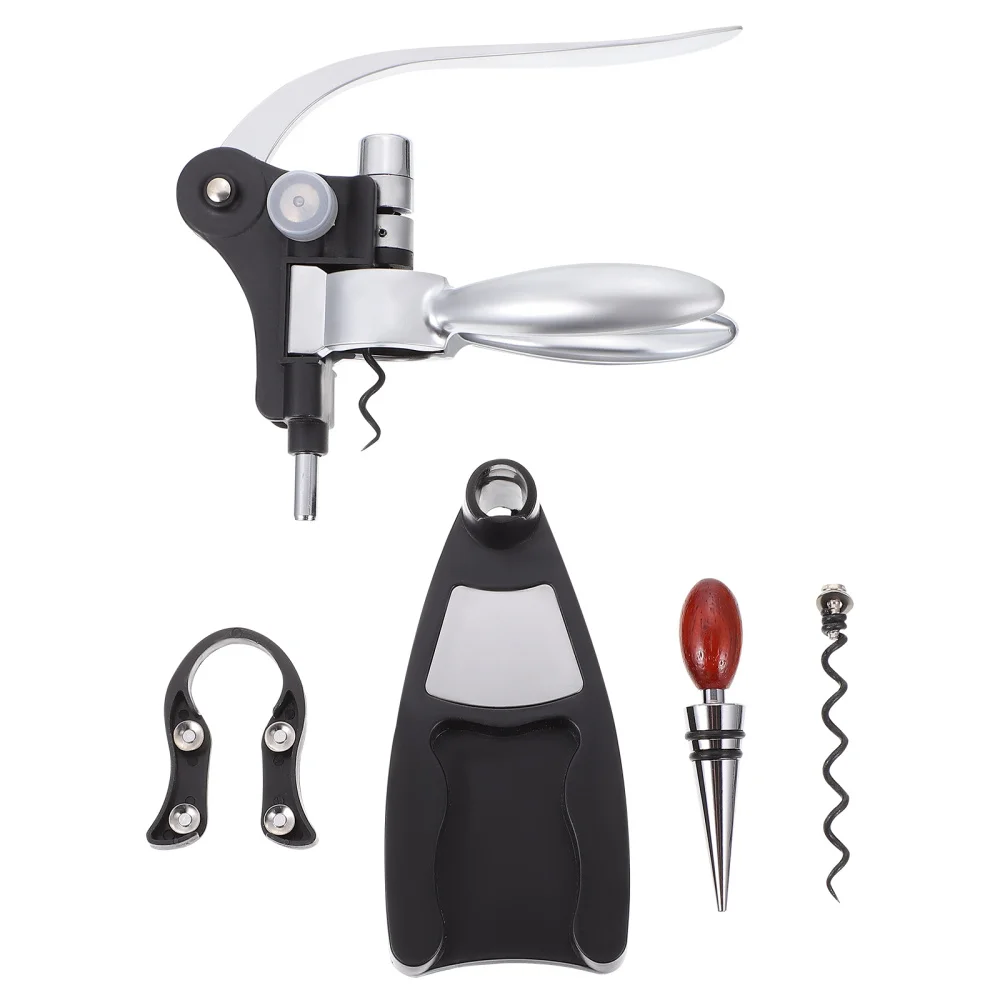 

1 Set Practical Corkscrew Opener Set Useful Lever Cork Opener Kit