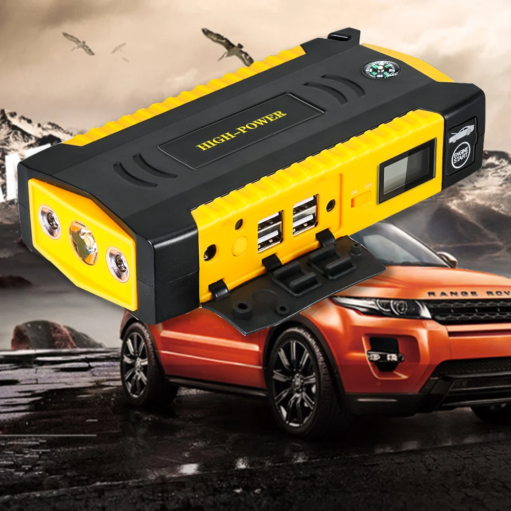 GKFLY новый бензиновый Многофункциональный стартер скачка автомобиля с кабелями