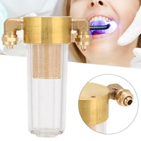 dental water filter extending copper water filter treatment device with 2pcs connectors dental chair accessory for 58mm pipe