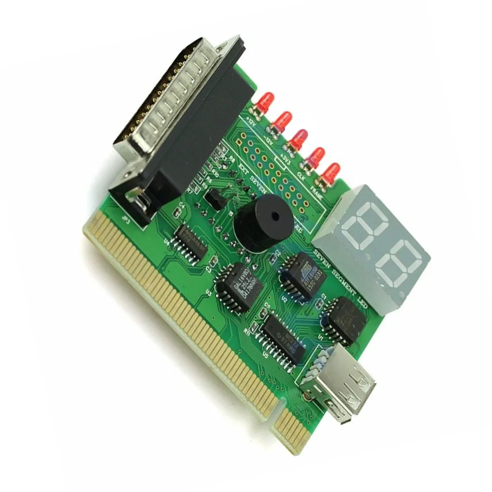 С светильник PCI PC материнская плата цифровой тестер диагностическая карта