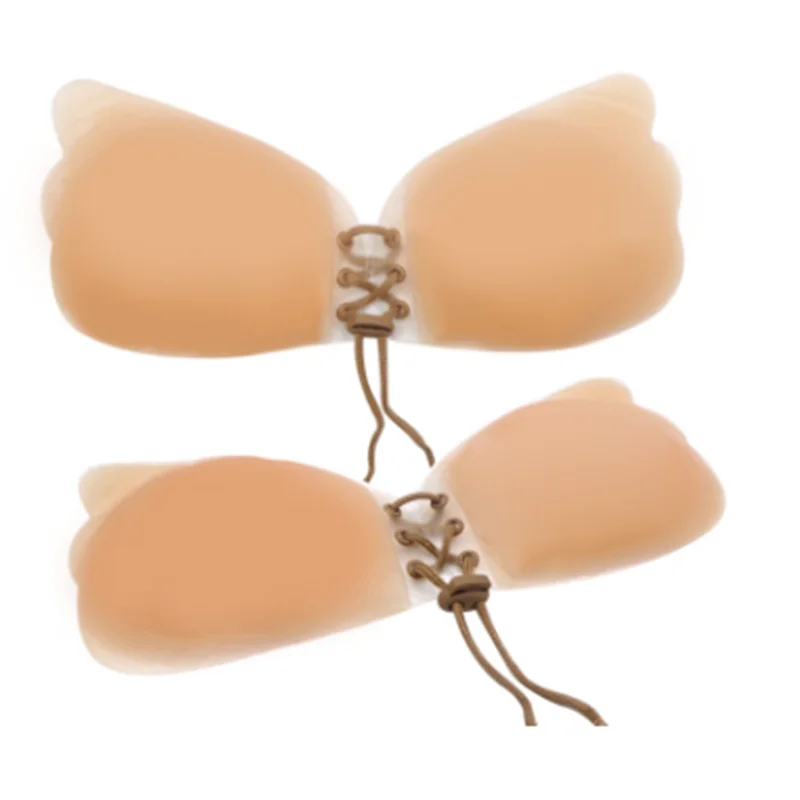 Bra Sexy Black Strapless Fly Bra Three Quarters Wire Free Invisible Bras Invisible Push Up Fly Bras
