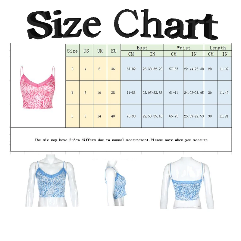 

Female Leopard Print Camisole For Women Fashion Women's Clothing Sling Sexy Navel V Neck Lace Pink Top Shirt Casual Camis