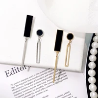 new s925 silver needle individual style fashion earrings trend temperament geometric asymmetry female earrings pendant earrings