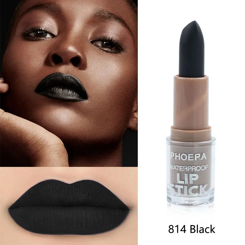 

PHOERA 14 Colors Lipstick Lip Gloss Waterproof longlasting lip tint Moisturizing Non-Stick Cup Matte Lipstick Cosmetics TSLM1