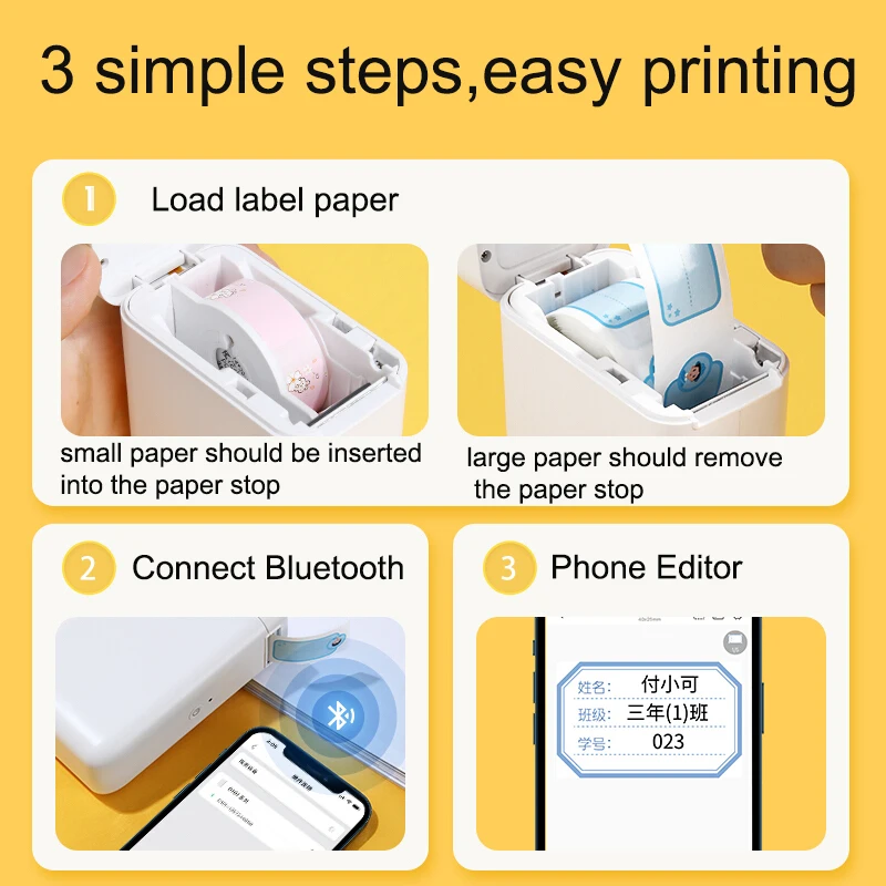 niimbot d101 d11 plus cable projector inkless portable pocket label maker mobile phone home office use mini printing machine free global shipping