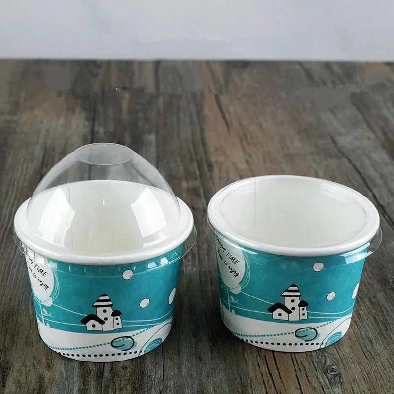 50 шт. одноразовые чашки для мороженого 120 мл | Дом и сад