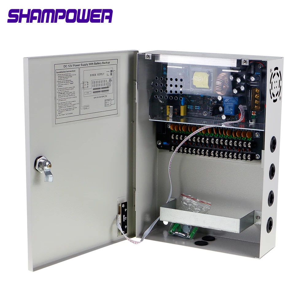 DC12V 3A 5A 10A 20A источник питания с контролем доступа коробка 12 В UPS батарея поддержка для всех видов Электрический дверной замок с задержкой времени
