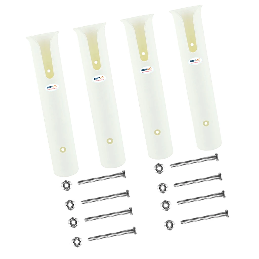 4 полюса держатель удочки для лодки корабля яхты холст белый|Морское