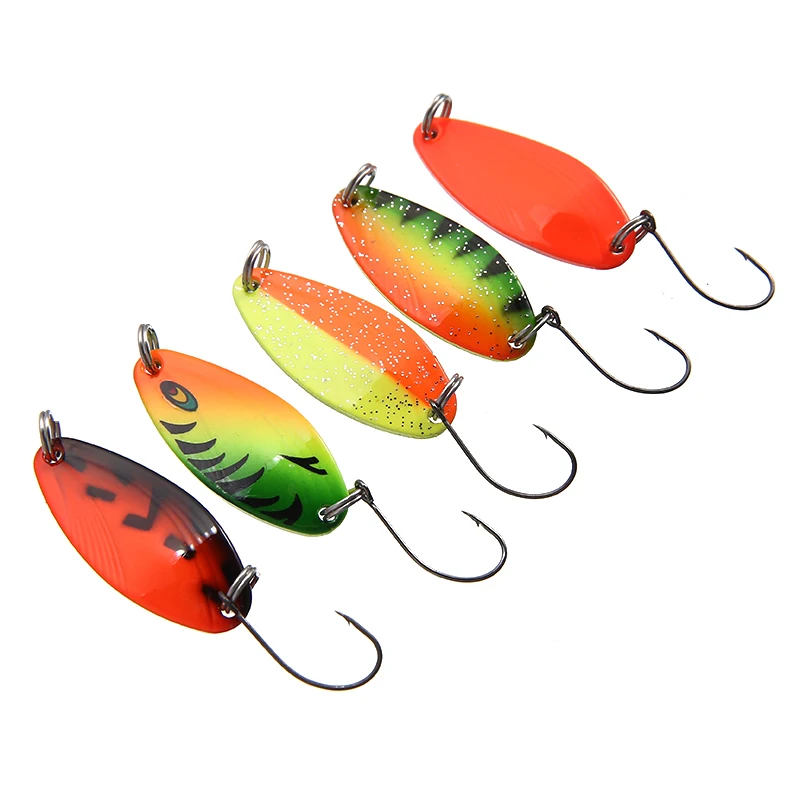 Рыболовные приманки с блестками форель Окунь и Chub набор из 5 штук искусственная