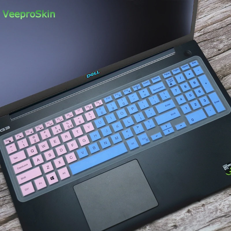 Силиконовый чехол клавиатура для ноутбука Dell Latitude 15 3500 3550 3560 3570 3580 3590 6&quot|Чехлы