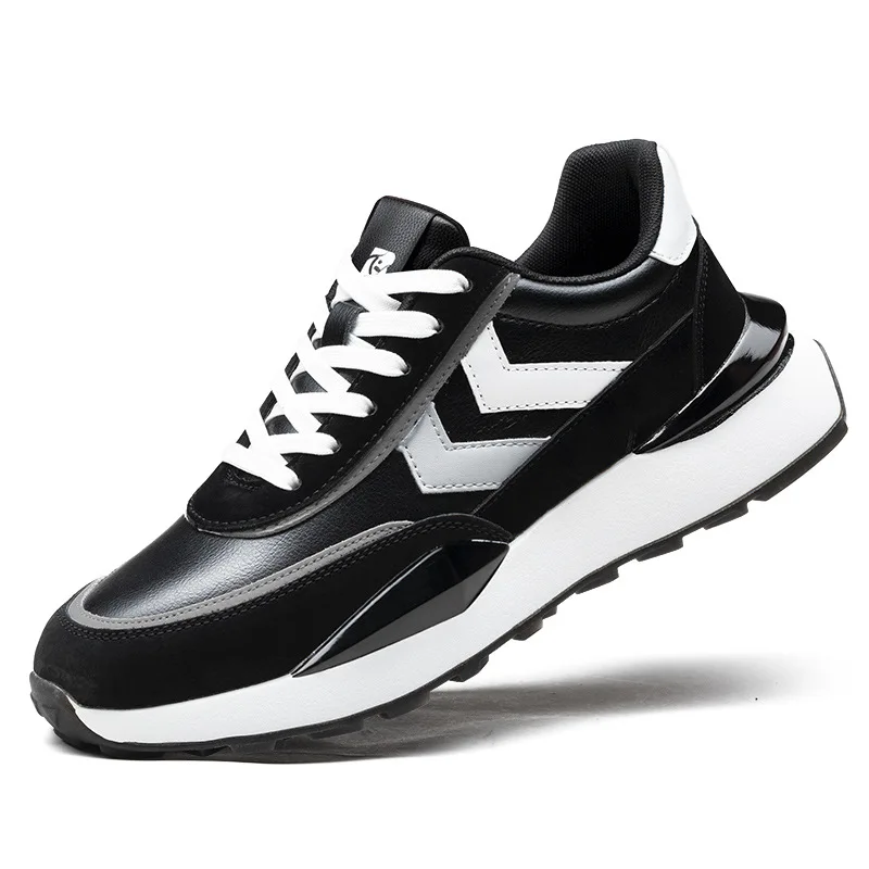

Comfort sneakers leather shoes men 2021 fashion Stripe boys casual running shoes men tennis 2021