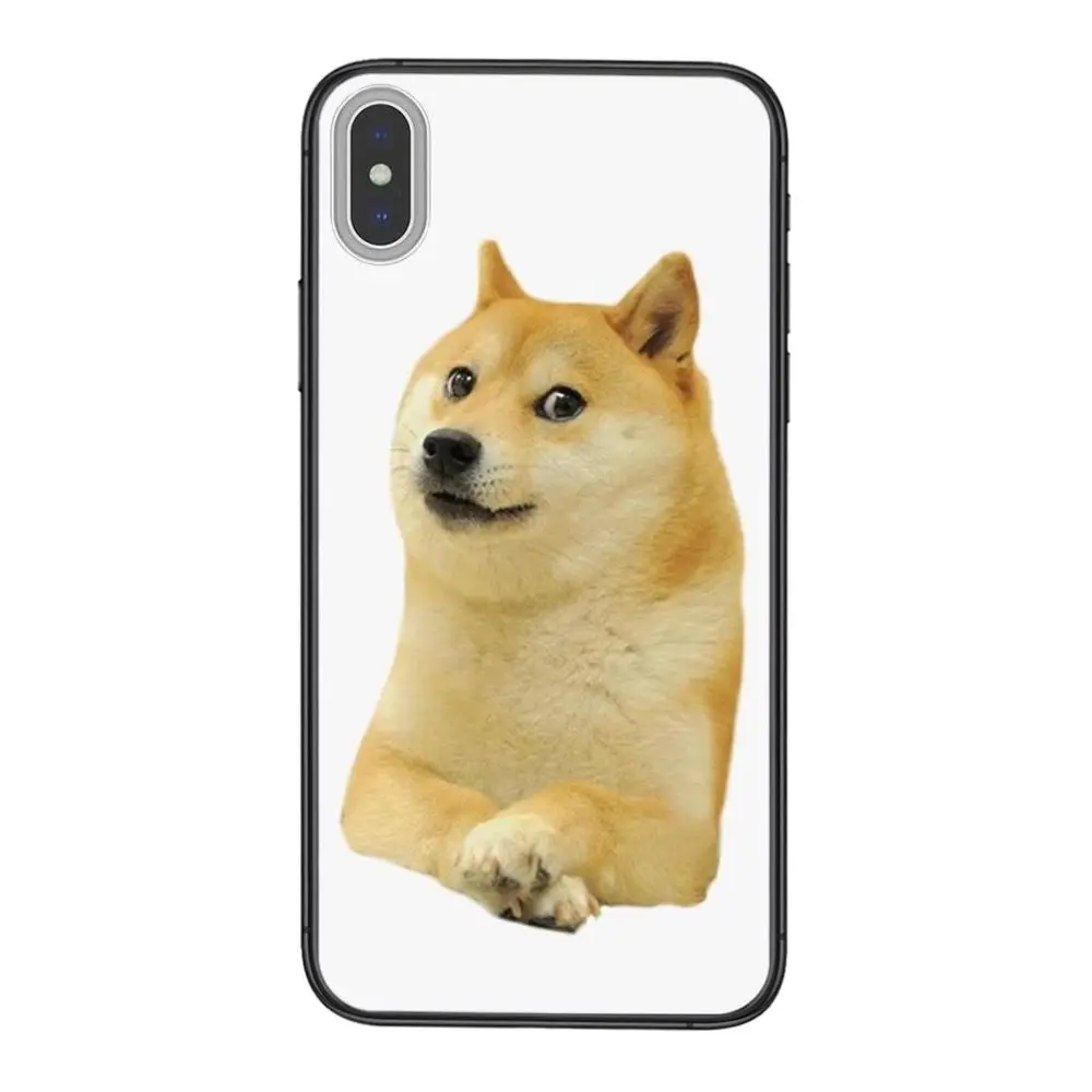 Doge Meme Kabosu Soft Mobile Phone Skin Colors For iPhone 11 12 Pro Mini 5 5S SE 5C 6 6S 7 8 X 10 XR XS Plus Max | Мобильные