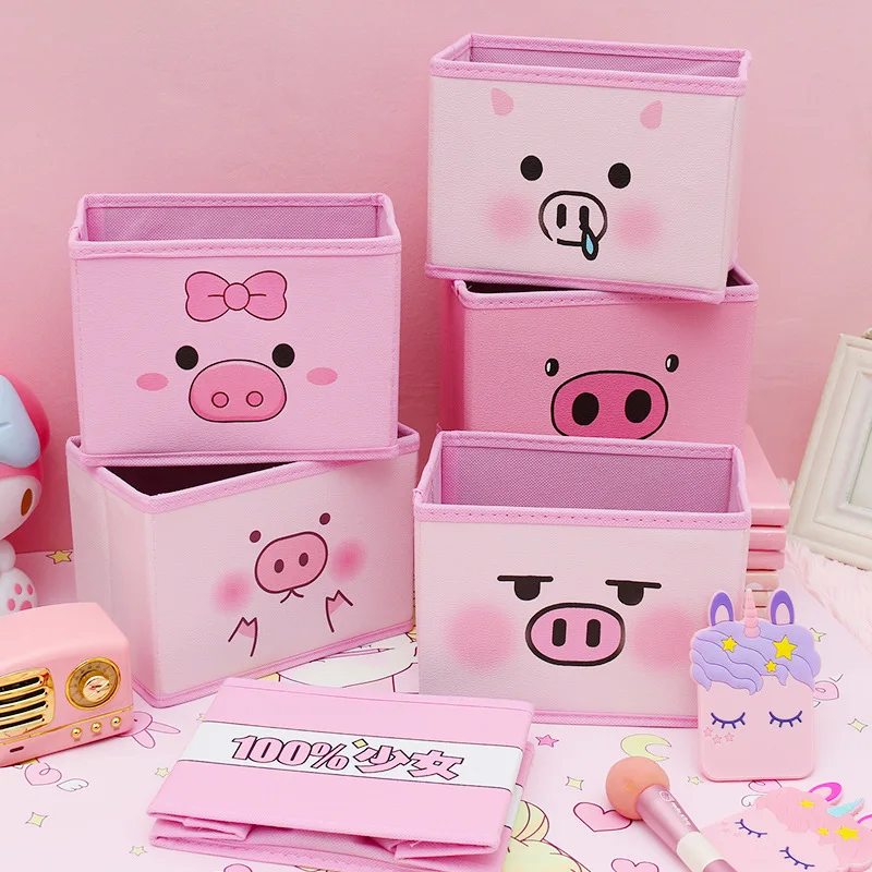 Розовые косметические ящики для хранения косметический чехол складной