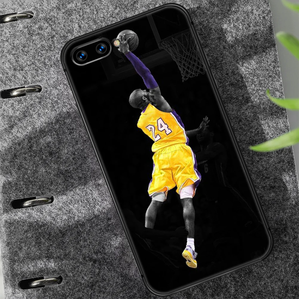 

Kobe basketball star 24 Phone Case Cover Hull For HUAWEI honor 7a 8 8s 8a 8x 9 9x 10 20 i Lite Pro black Cover Soft Back Trend