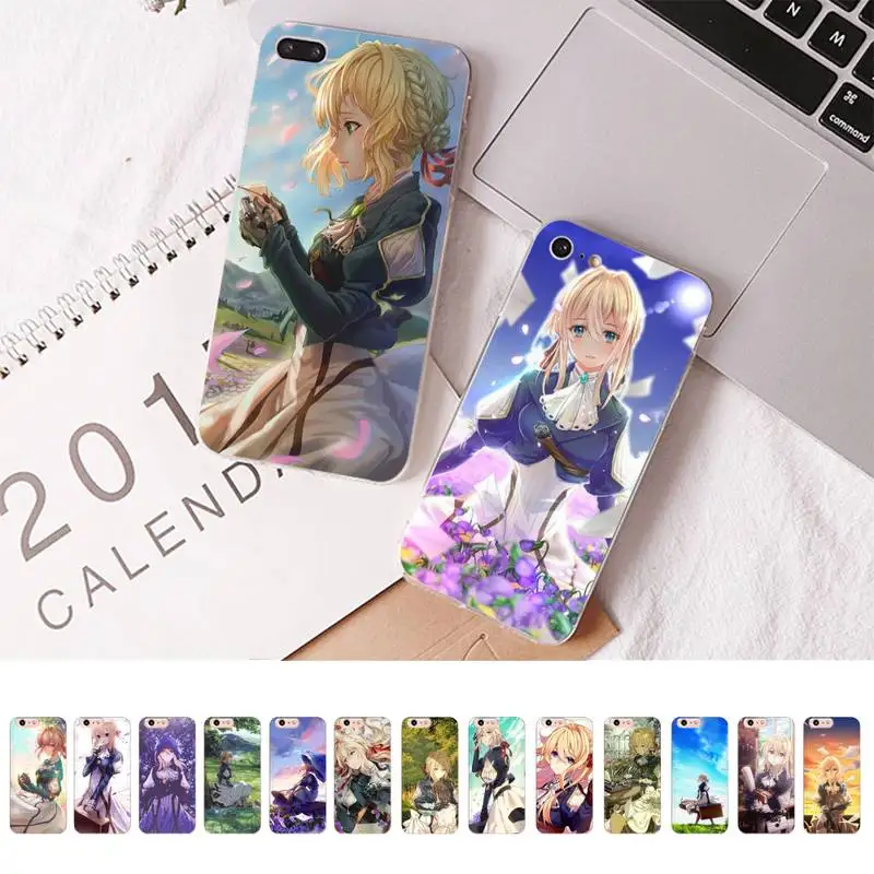 

Yinuoda Violet Evergarden Phone Case for iPhone 11 12 13 mini pro XS MAX 8 7 6 6S Plus X 5S SE 2020 XR case