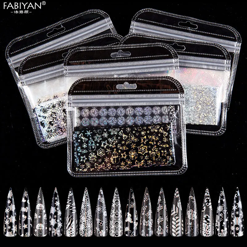 10/16 шт. голографические переводные наклейки для маникюра 4 х20 см|Стикеры и