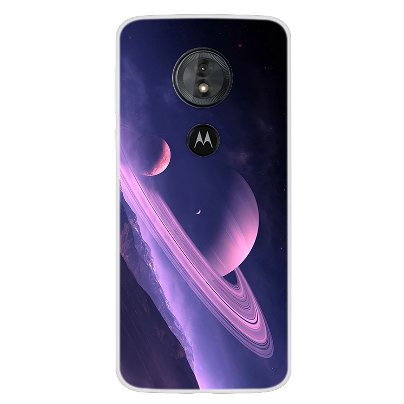 Силиконовый чехол для Motorola Moto E5 Plus MoteE5 Play Ультратонкий с принтом звездной планеты