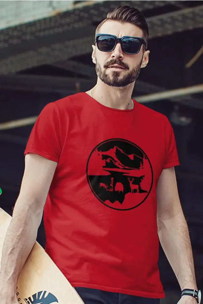 

View Red Men 'S Tshirt-T-Shirt