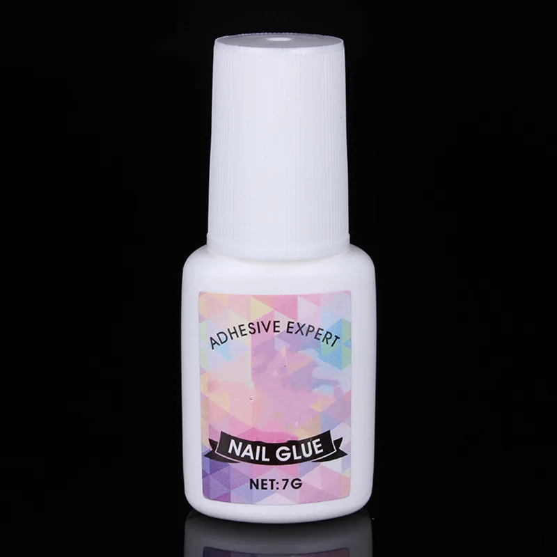 nail glue 1 500 шт./кор. Ясно Профессиональный длинные ногти Типсы Полное покрытие съемный Пластик гвозди с коробкой Поддельные Типсы для маникюра Инструменты - Цвет: nail glue 1