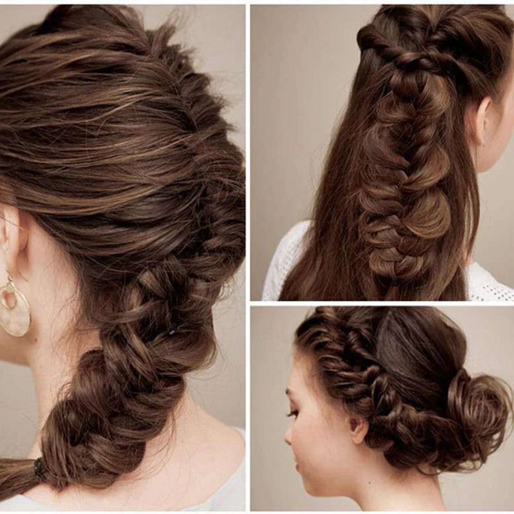 Женская заколка для волос цвет в ассортименте|Заколки плетения кос| |