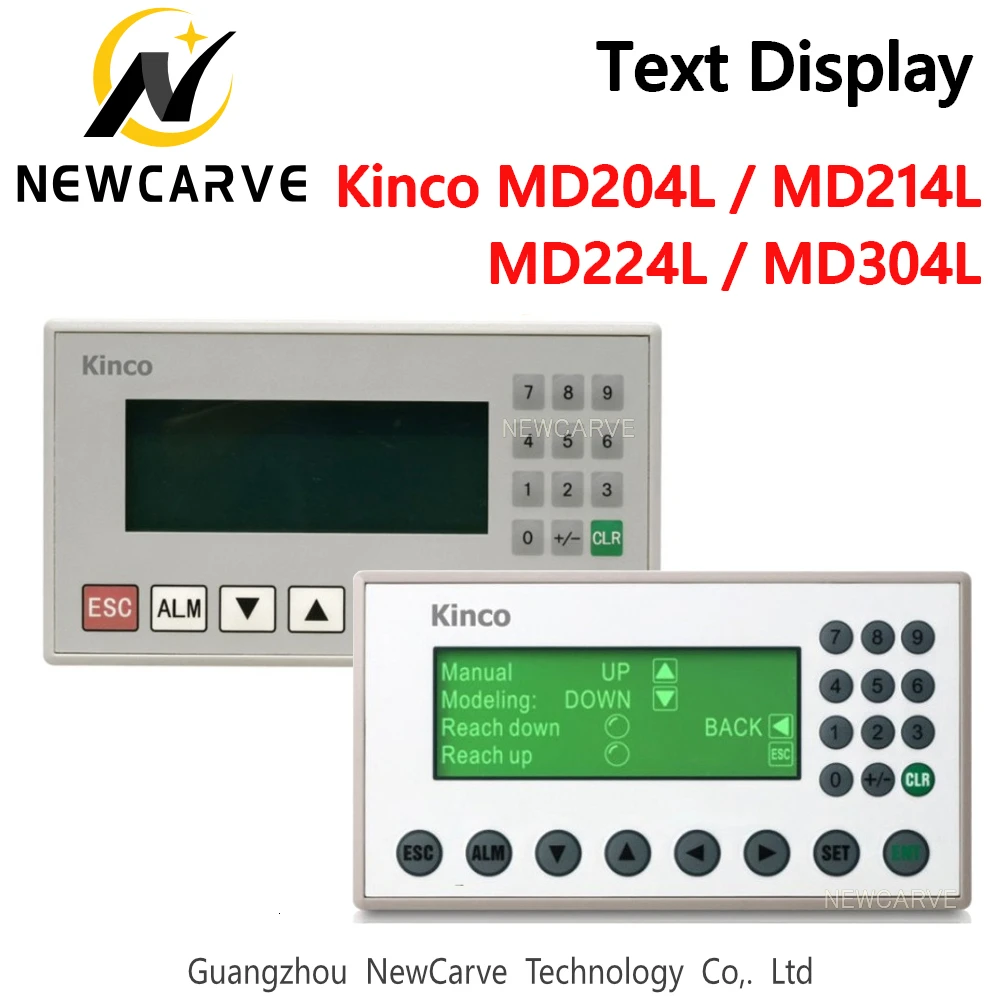Kinco 4 3 дюймовый текстовый дисплей MD304L MD214L MD204L MD224L Поддержка RS232 RS485 RS422 Коммуникационные порты NEWCARVE|Контроллер