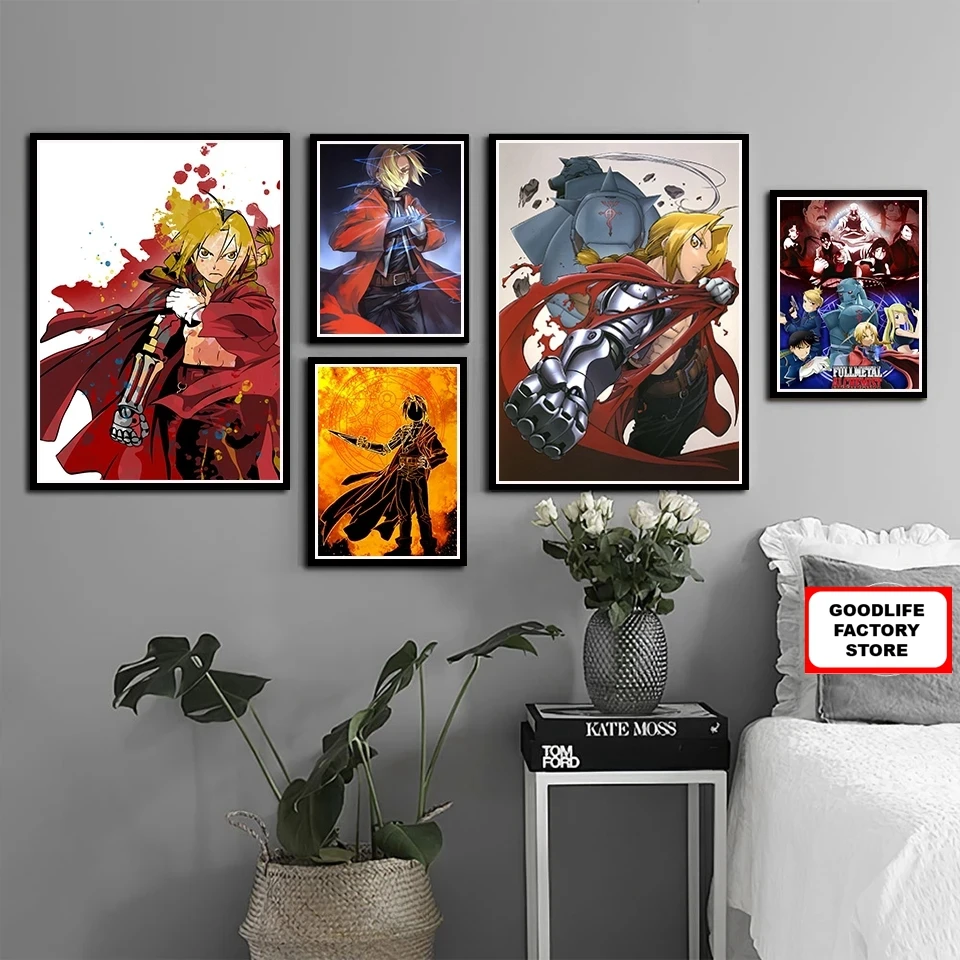 

5D Diamond Painting Fullmetal Alchemist Pictures Of Rhinestones Japan Anime Full Drill Cross Stitch Mosaic Embroidery Home Decor