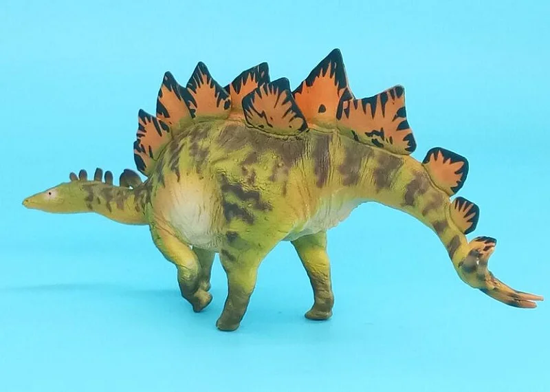 PNSO Dinosaurios Biber Стегозавр доистория модель животного динозавр фигура Кукла Классические игрушки для детей
