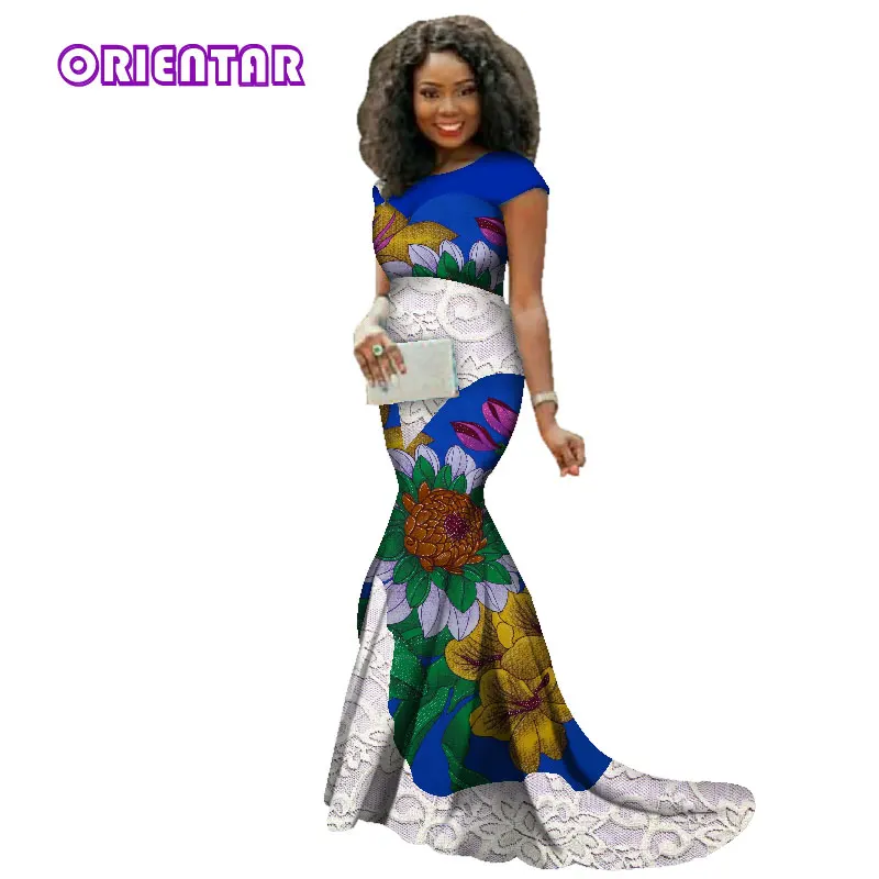Африканские платья для женщин без рукавов в пол Африканское вечерние ское