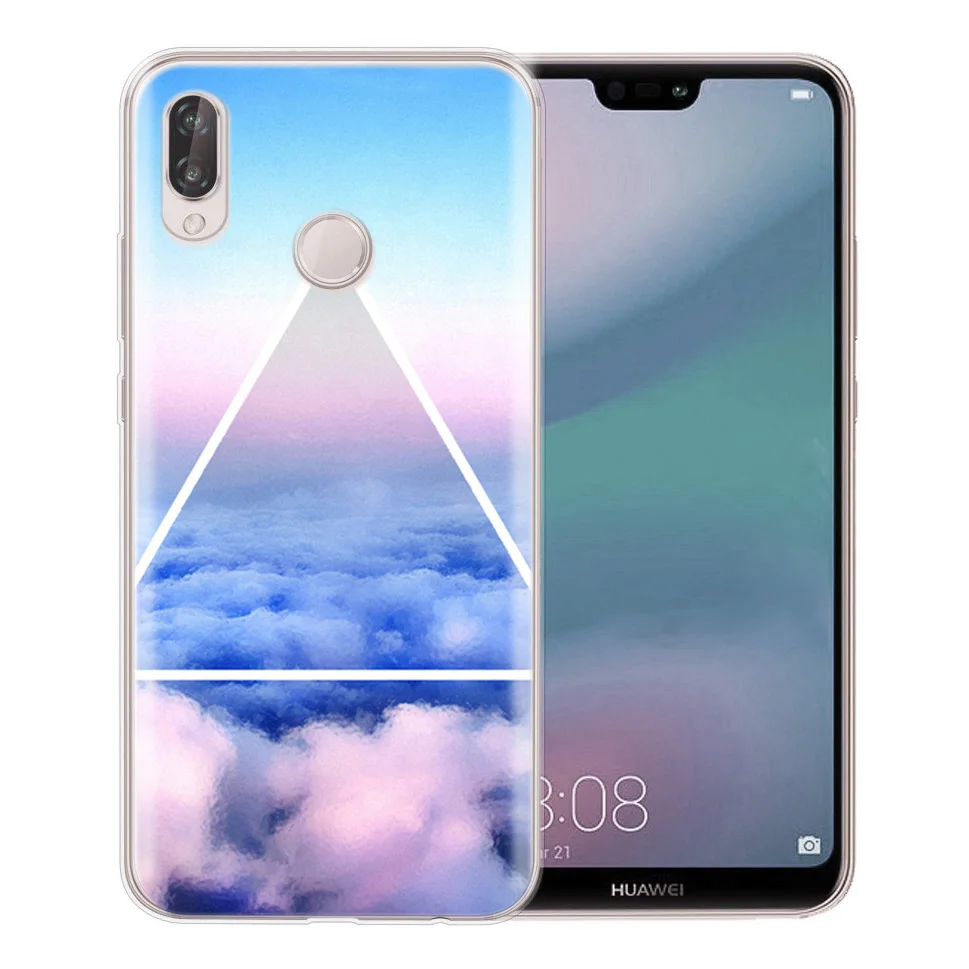 Мягкий чехол для huawei Honor 7A 8A 8X 8C 9 10 mate 20 P Smart P10 Lite Nova 3 Dream Grid с узором TPU D000 |