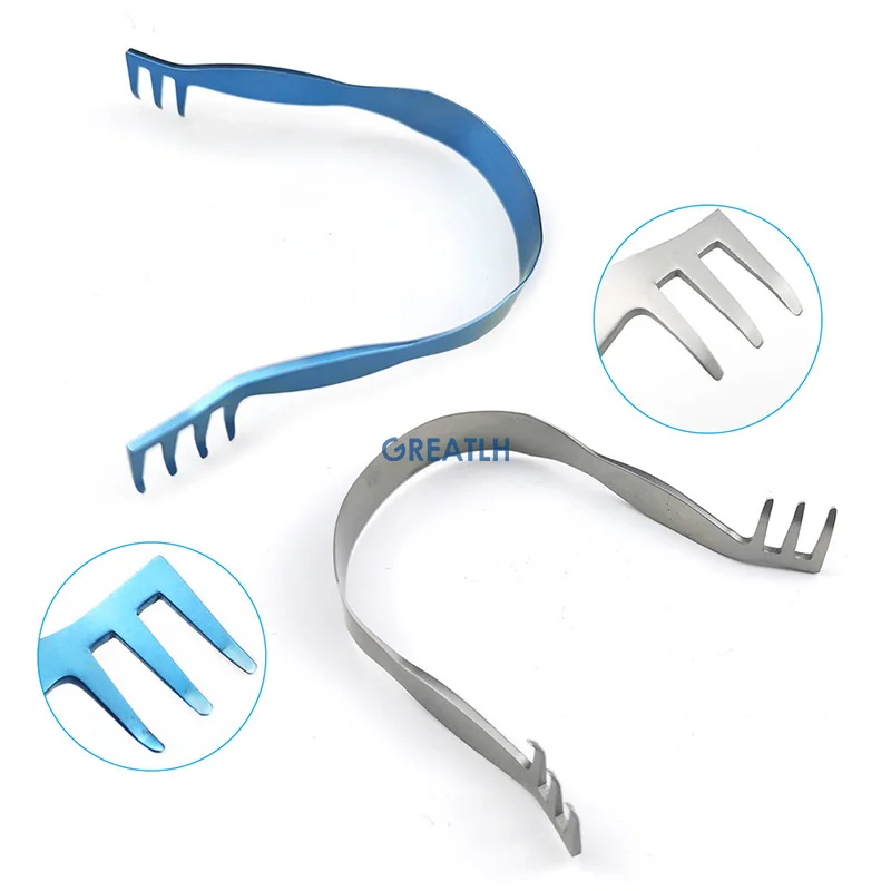Autoclavable Lacrimal Sac Retractor титан/нержавеющая сталь ветеринарный офтальмологический