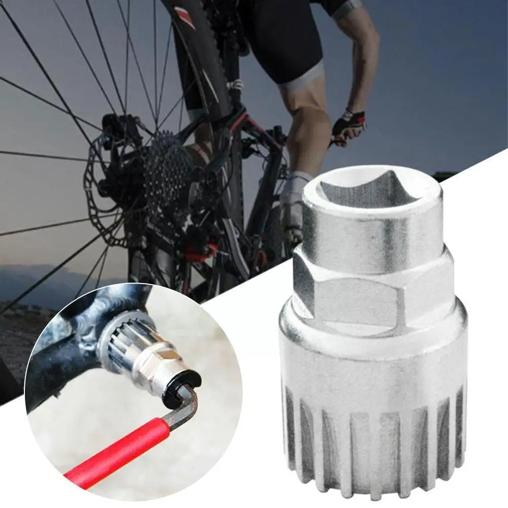 

Durable Bike Mountain Bike Bicycle Bottom Bracket Remover Removal Repair Tool for SHIMANO Adjustable Spanner Bike Accessori S1N8