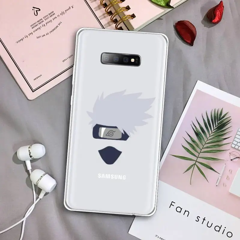 

Anime naruto cute kakashi Phone Case Transparent For Samsung Galaxy A 71 21s S note 8 9 10 plus 20 ultra
