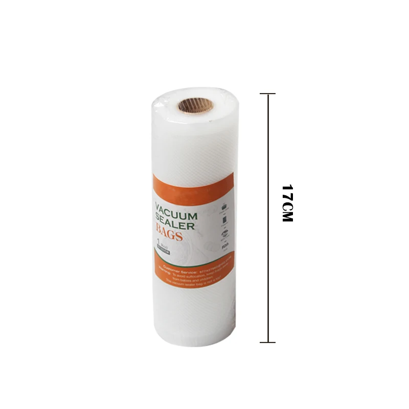 17X500cm 1roll Пищевая вакуумная сумка, кухонные пакеты для хранения продуктов для вакуумного упаковщика, пищевая свежесть, длительное хранение 12 \ 15 \ 17 \ 20 \ 25 \ 28 см* 500 см - Цвет: 17X500cm 1roll