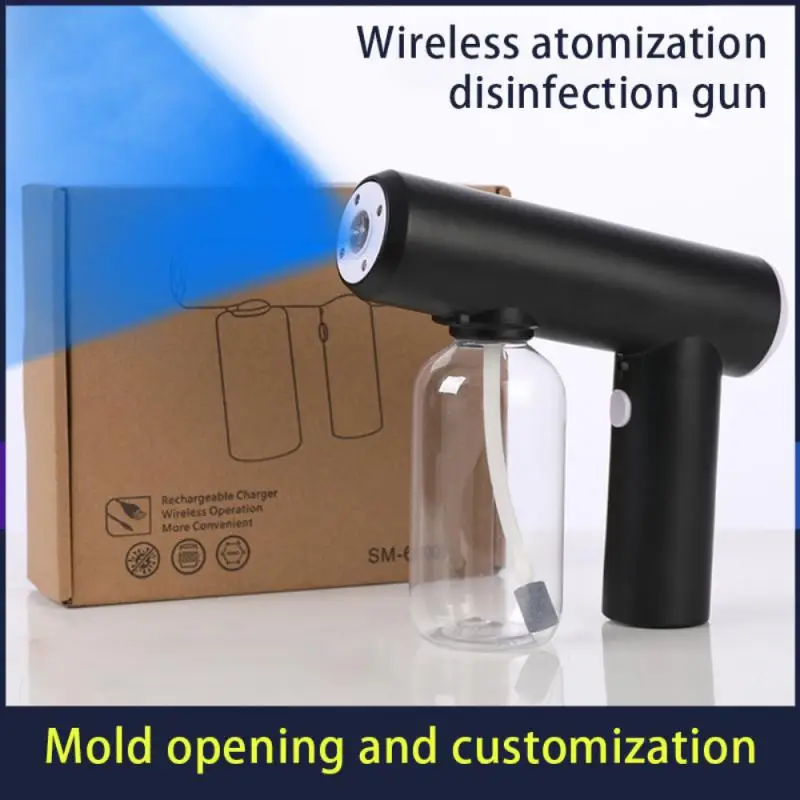 

250ML Wireless Disinfectant Spray Gun Disinfectan Prevention Sterilizer Disinfectant Fogging Atomizing Sprayer Alcohol Spray