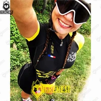 womens frenesi pro long sleeved triathlon cycling skinsuit sets macaquinho ciclismo feminino bicycle jersey jumpsuit kits
