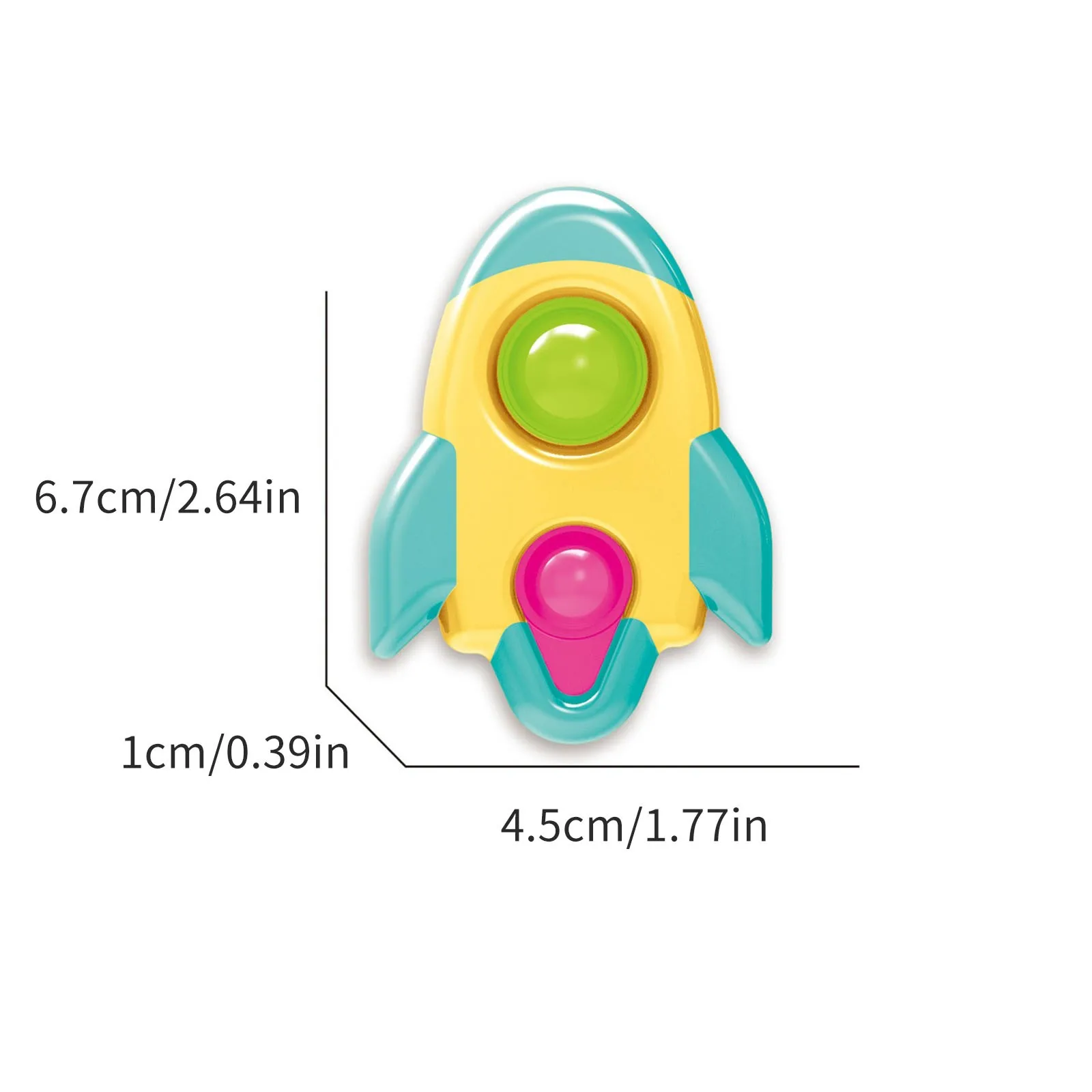 Popits-Mini juguete sensorial sencillo para ni&ntilde;os, juguete para aliviar el estr&eacute;s, antiansiedad, autismo, alivio del estr&eacute;s-2