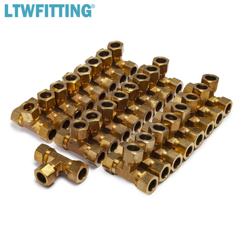 LTWFITTING 3/4 &quotOD компрессионный Тройник латунный Компрессионный фитинг|brass compression