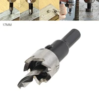 17mm hss hole saws cutter drill bits for pistol drills bench drills magnetic drills air gun drills