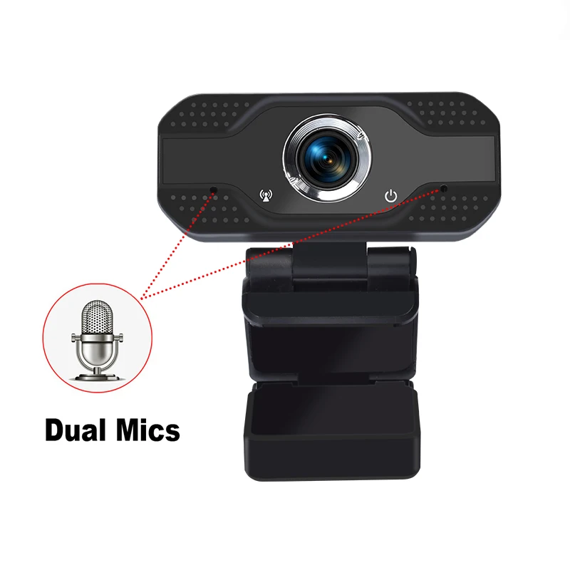 HD веб-камера 1080P для видео встречи встроенный двойной микроскоп Смарт Cam USB поток