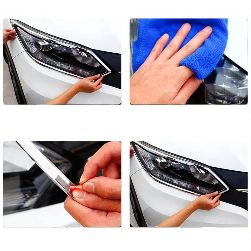 Tonlinker наклейки на чехол внешней фары для HONDA VEZEL HRV 2014 19 автостайлинг 2 шт.