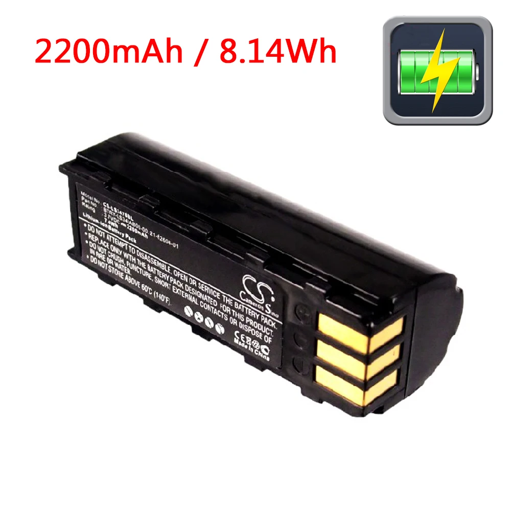 Новый 2200 мАч/8.14Wh батареи для символ CS-LS3478BL DS3478 DS3578 LS3478 заменитель сканера PN: 21-62606-01