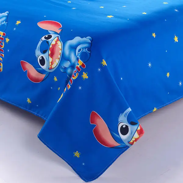 Disney lilo и стежок Комплект постельного белья 3/4 шт. синий комфортный чехол 3d для