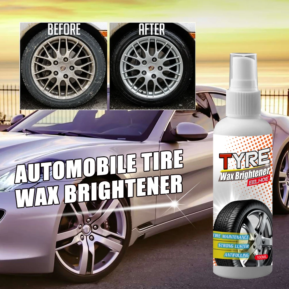 

30ml/50ml/100ml Car Tire Shine Spray Car Wheel Tire Cleaning Refurbishing Agent Car Paint Coating Polishing Spraying Wax Cleaner