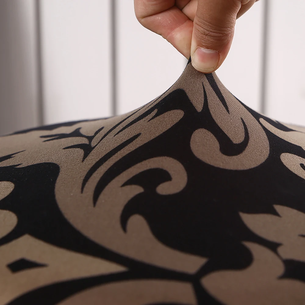 1 шт. Чехол для стула с принтом универсальный эластичный круглый чехол мягкая