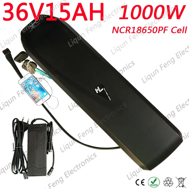 36V 250W 350W 500W 1000W электрический велосипед Батарея 36V8AH 11.6AH 12AH 14.5AH 15AH 17.4AH 20AH литий