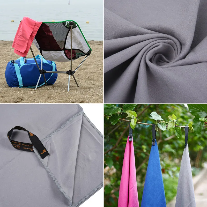 2 шт./компл. путешествия полотенце из микрофибры мягкой кожи быстросохнущие